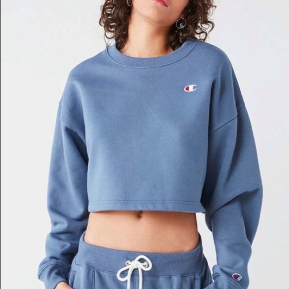 Cropped Champion Pullover
